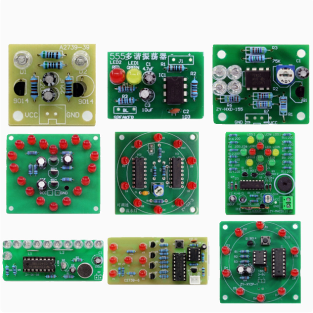 Electronic DIY production kit novice training entry welding practice circuit board teaching assembly circuit components
