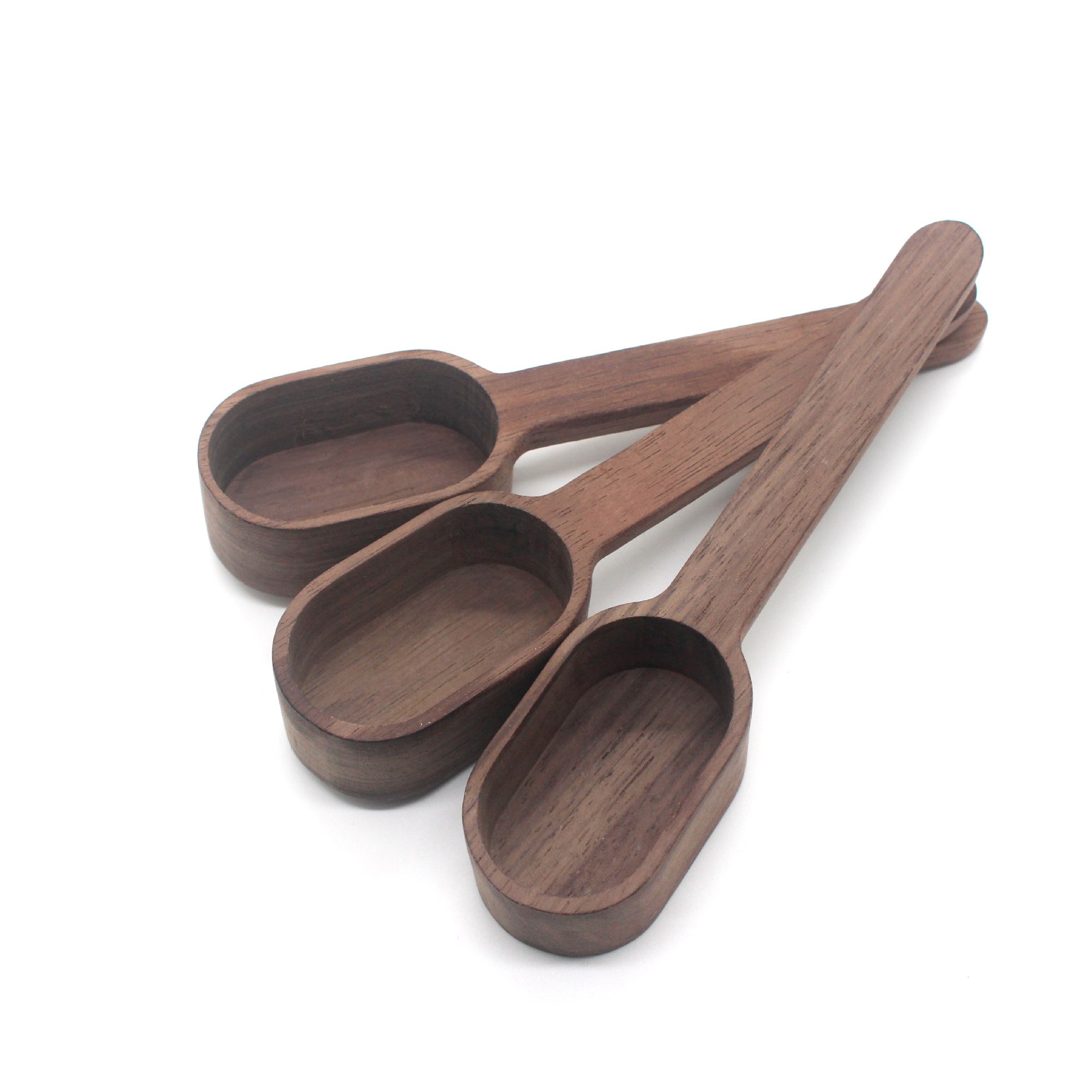 Customized Solid Wood Coffee Measuring Spoon Black Walnut Coffee Spoon Beech Spoon Measuring Spoon