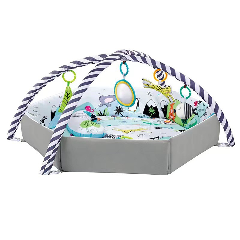 New Baby Toy Fitness Rack Multi-kinetic Enclosure Baby Crawling Mat Game Blanket Newborn Amazon Hot Sale