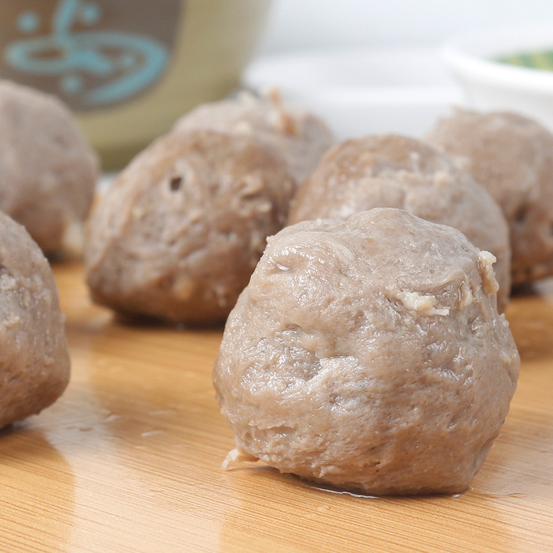 Wanzhuang beef tendon pills Chaoshan flavor hot pot boiled soup beef balls Guandong cooked string restaurant frozen Ingredients 500g