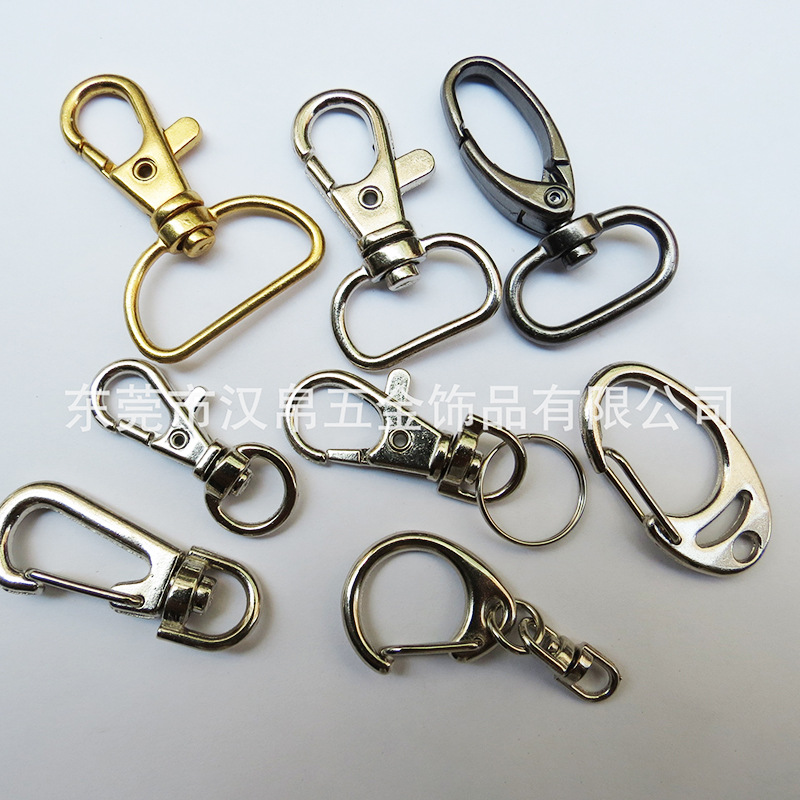 Manufacturer Anti-Theft Device Keychain Stainless Steel Key Ring Toy Doll Metal Key Chain Remote Control Dog Clip