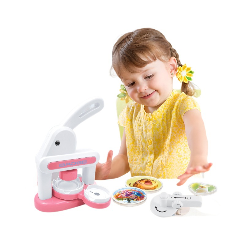 Bar Chi Making Machine Badge Homemade Machine Millet Bar Chi Machine DIY Children's Badge Machine Refrigerator Magnet Badge Machine