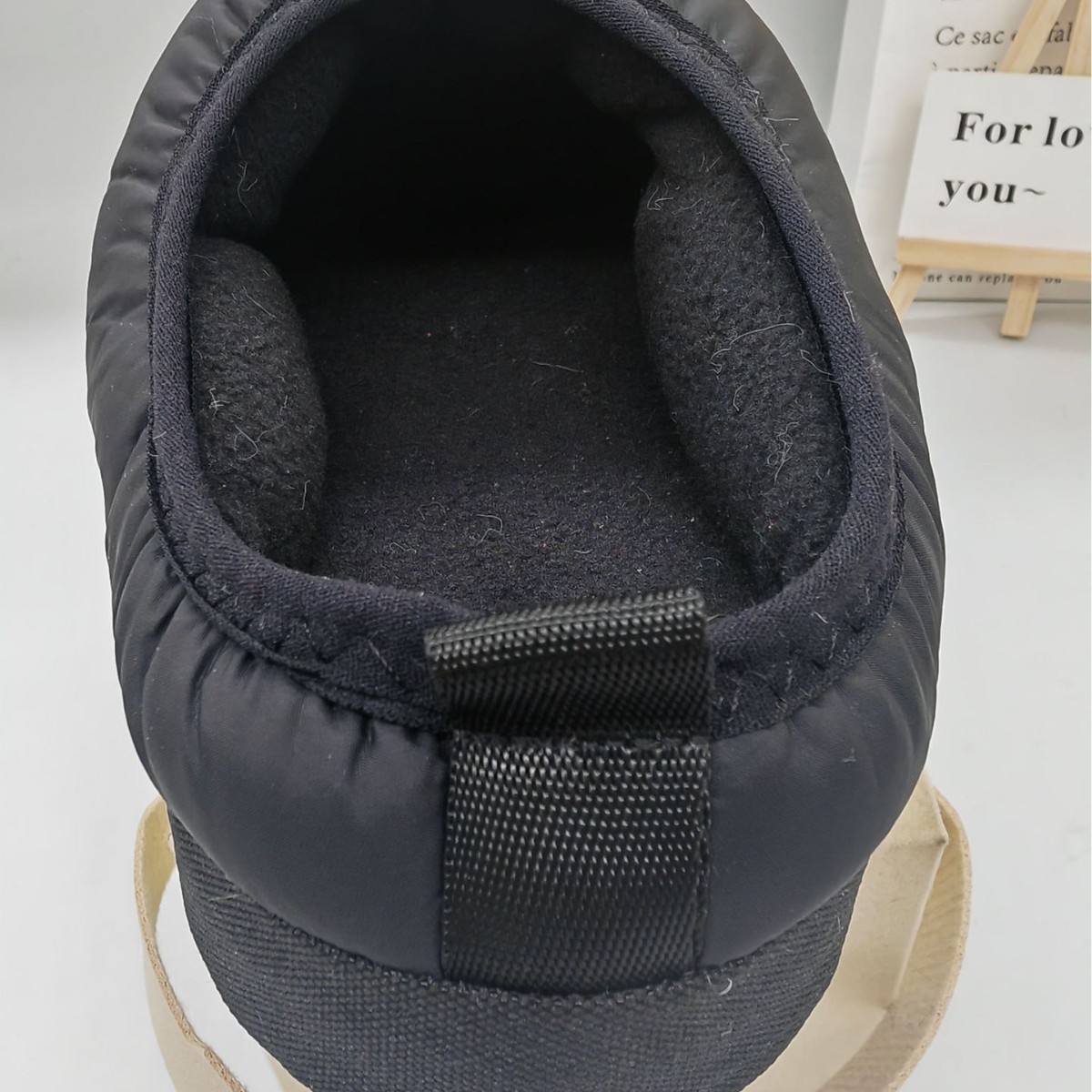 Manufacturer Wholesale Winter Cotton Slippers for Home Family Parent-Child Matching Indoor Slippers down Fabric Warm Camp Shoes