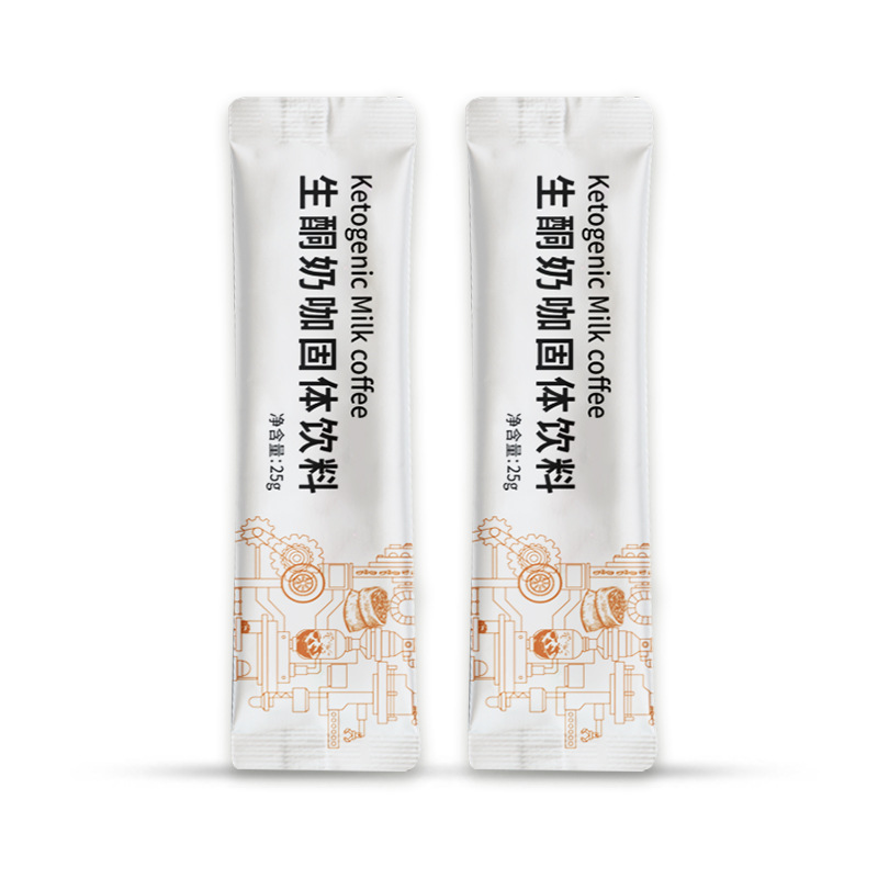 Three-in-one instant coffee ketogenic milk coffee meal replacement milkshake white kidney bean black coffee fragrant ketogenic coffee powder wholesale