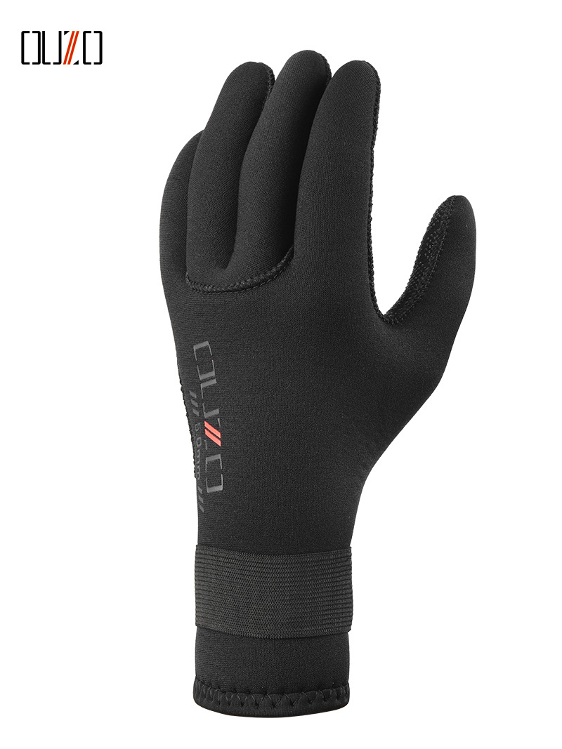 5mm diving gloves cold-proof warm non-slip wear-resistant winter swimming gloves neoprene fish-catching stab-resistant snorkeling gloves