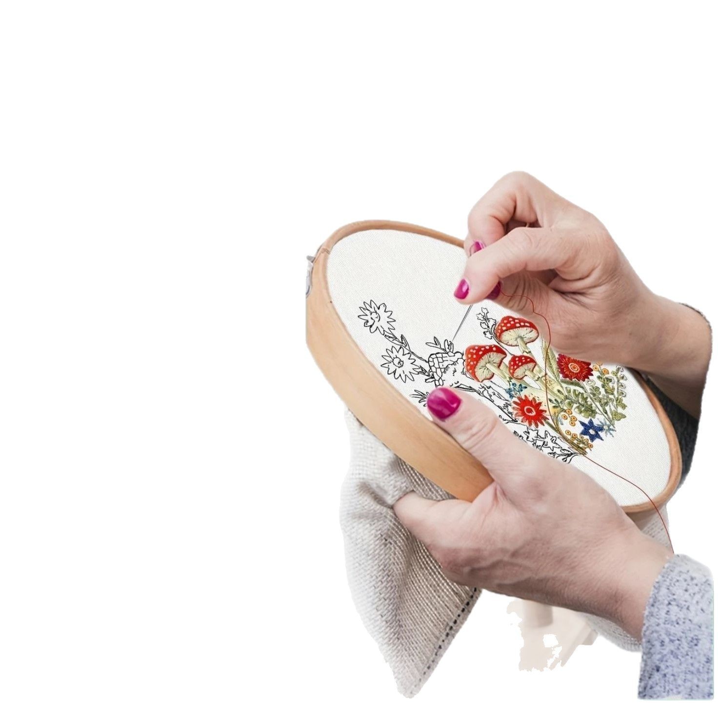 A4 (21X29.7Cm) Blank Adhesive Water-Soluble Fabric Embroidery Stabilizer/Free 9 Types of Embroidery Stitch Video