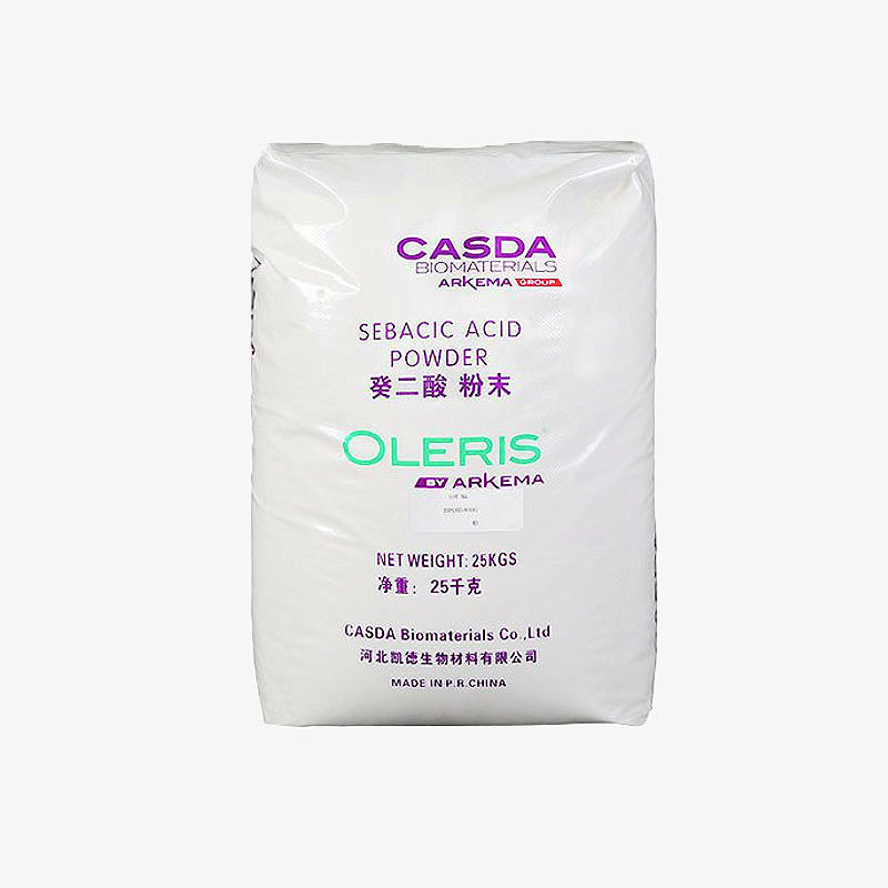 Granular or powder sebacic acid 99% sebacic acid intermediate rubber organic acid active agent industrial plasticizer