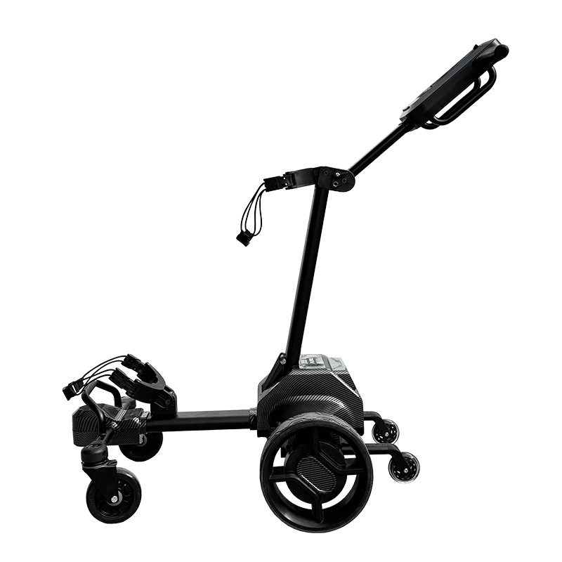 Electric Smart Golf Bag Cart Automatically Follow the Random Robot Six-Wheel Trolley Foldable and Long Battery Life