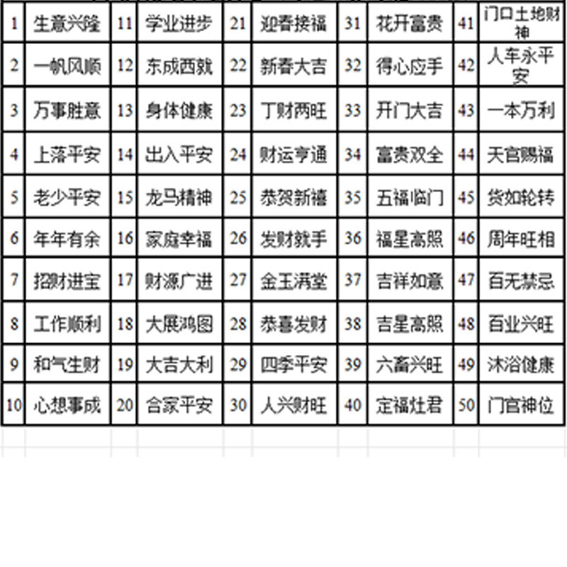 2025 year of the snake calligraphy black word waving spring couplet creative four word couplet Spring Festival New Year door stickers Hunchun wholesale