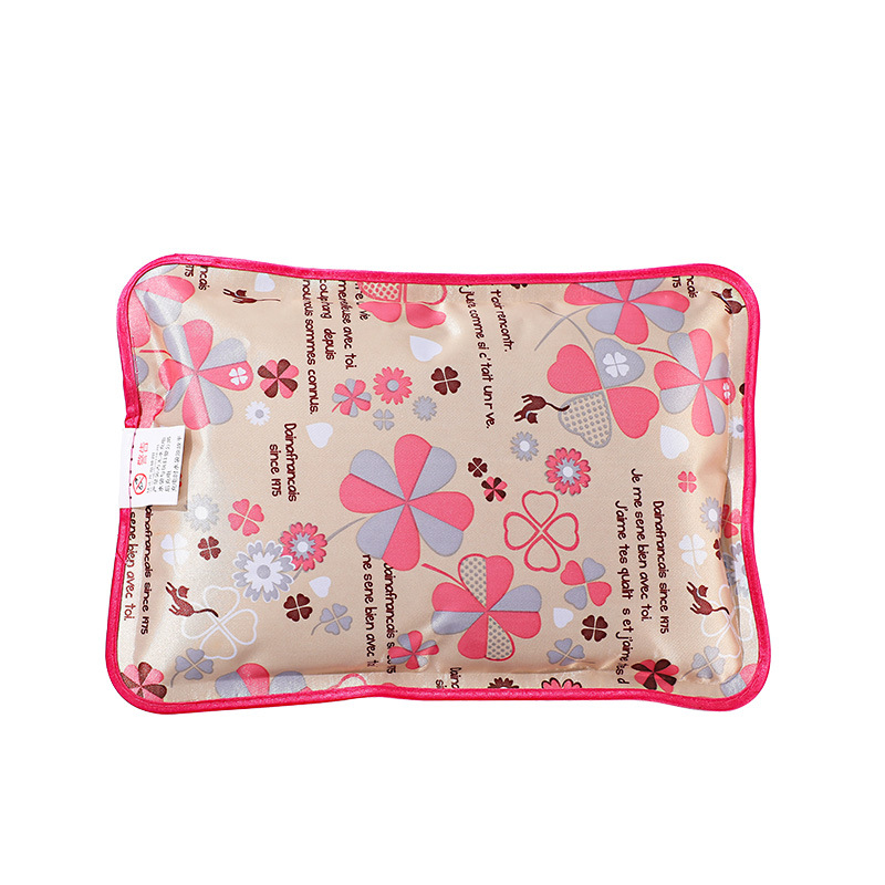 Spot charging hot water bag mercerized cloth warm water bag New explosion-proof hand warmer foreign trade European gauge round insert manufacturers wholesale