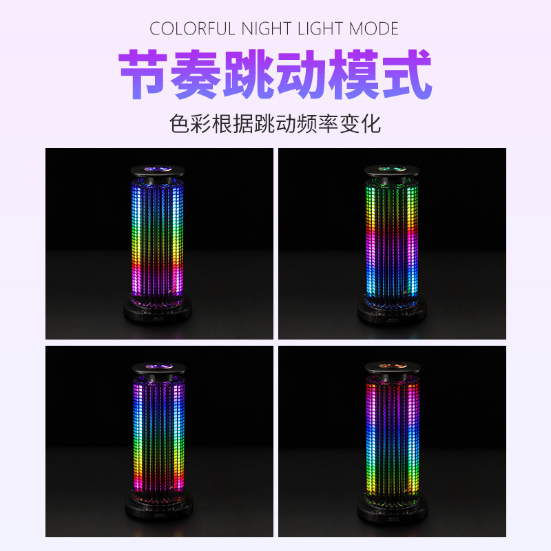 Factory Direct pickup light 4D panoramic music rhythm light rgb voice-controlled atmosphere light computer e-sports room installation