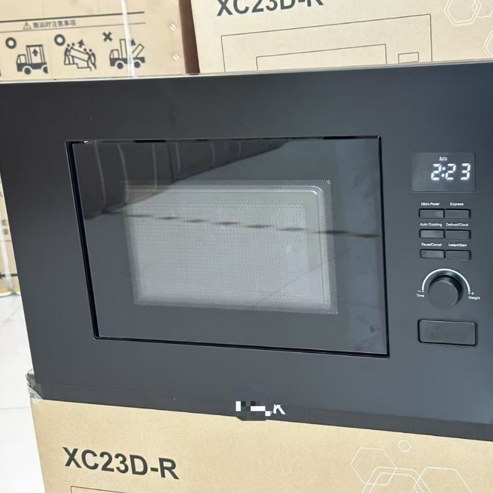 Встраиваемая микроволновая печь, стеклянная панель, 20 литров, барбекю, английская упаковка, минимальный заказ 1 шт.