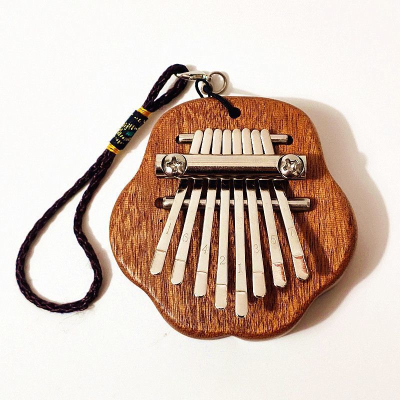 Handheld Portable Thumb Piano Sound Giant Popular Kalimba Cute Thumb Piano Carving Mini Mini 8 Thumb Piano 8