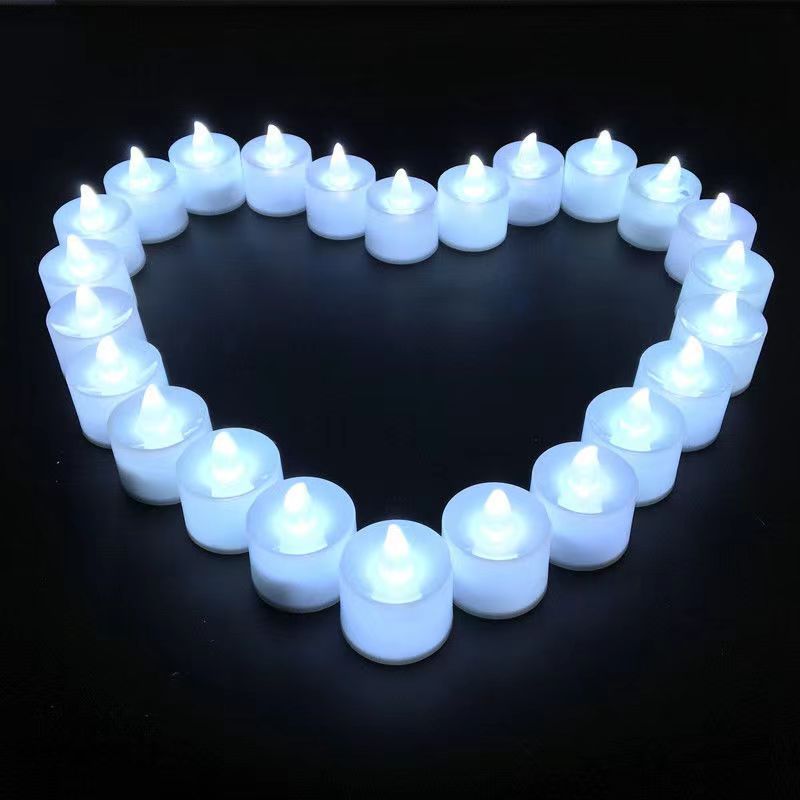Plastic candle lamp led candle lamp creative wedding birthday wedding candle venue layout props electronic candle