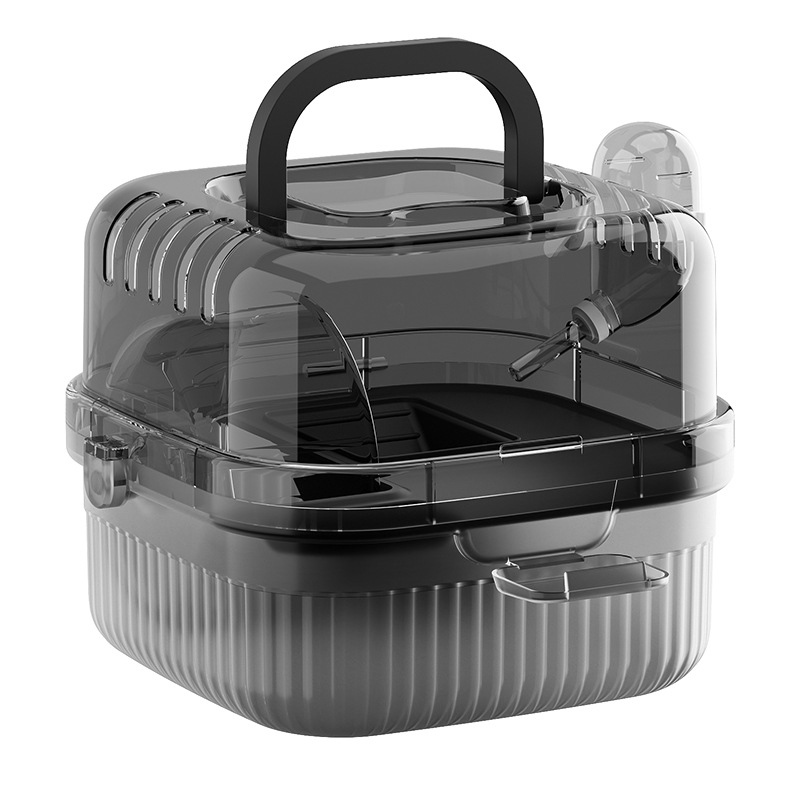 Outgoing Portable Hamster Cage Panoramic Transparent Double Layer Luxury Golden Bear Cage Oversized Villa Hamster Cage