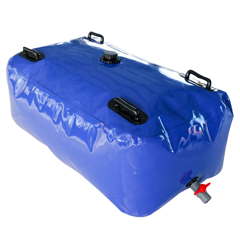 Large-Capacity Pvc Water Bag Liquid Bag Foldableable Thickeneded Soft Water Bag Drought-Resistant Water Storage Bag Outdoor Pre-Pressure Water Bag