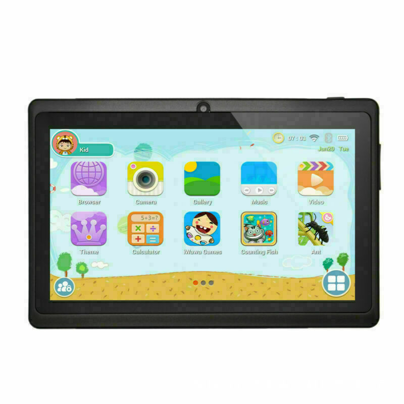 T702 Android 7inch Children's Tablet with Leather Case, Early Education Smart Phone, Painting and Learning, Doll Cross-Border
