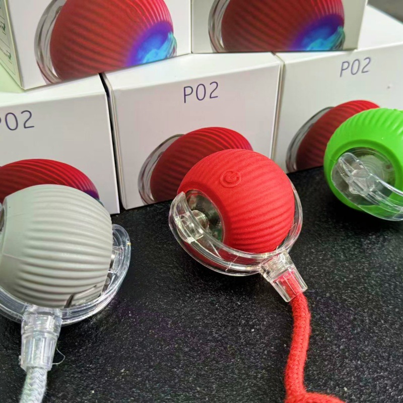 Cat toy ball self-hi ball teasing cat teasing dog rolling ball fur pet stuffing ball cat toy pet toy