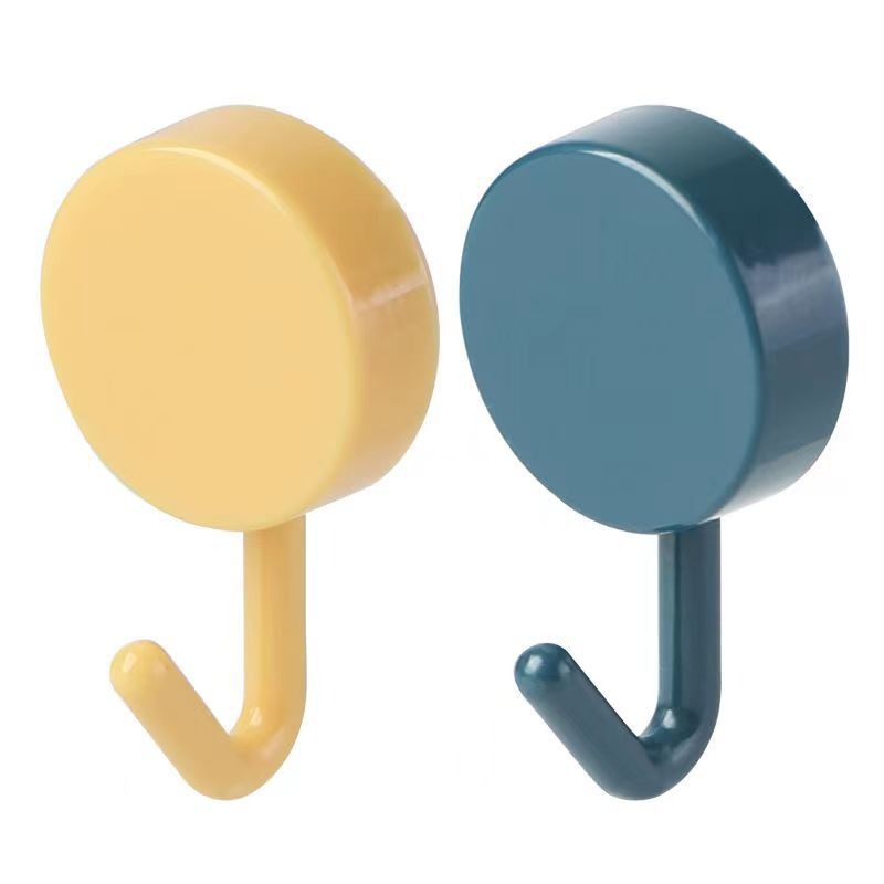 Strong adhesive hook wall hanging kitchen creative cute hook seamless punch-free bathroom hook behind the door