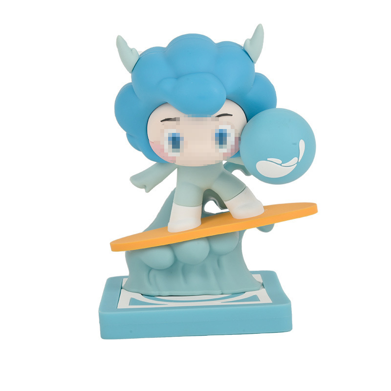 Pvc Resin Crafts Ornaments Blind Box 3D Mascot Trendy Anime 3D Silicone Resin Doll