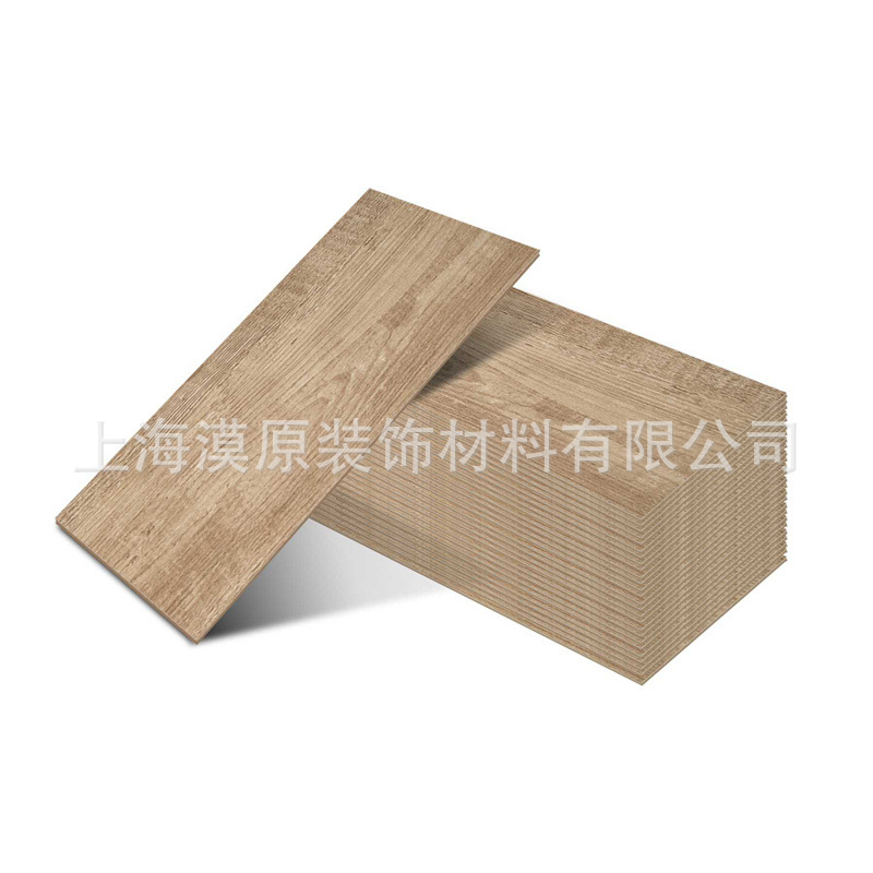 Cross-border new best selling self-adhesive wall stickers floor 45CM wood grain wall stickers a generation of waterproof home office