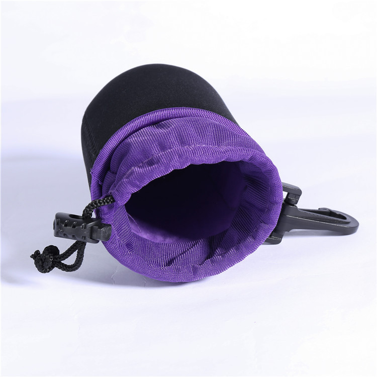 Slr Camera Lens Sleeve Cross-Border Diving Material Shockproof Plus Velvet Thickened Digital Lens Bag Storage Bag Wholesale