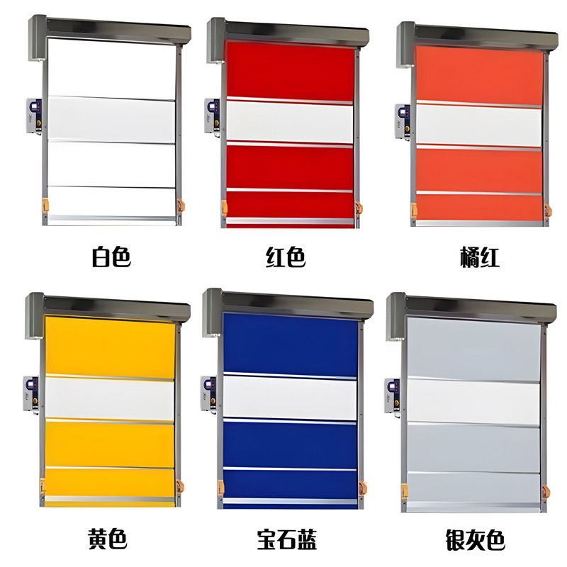 Factory PVC cold storage soft curtain fast door perspective dustproof purification workshop electric lift door fast shutter door
