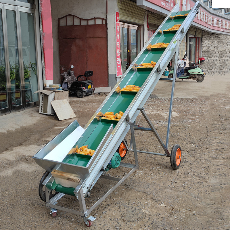 Corn cob, wheat, fruit, pickled mustard tuber conveyor belt loading machine belt conveyor grain conveyor belt