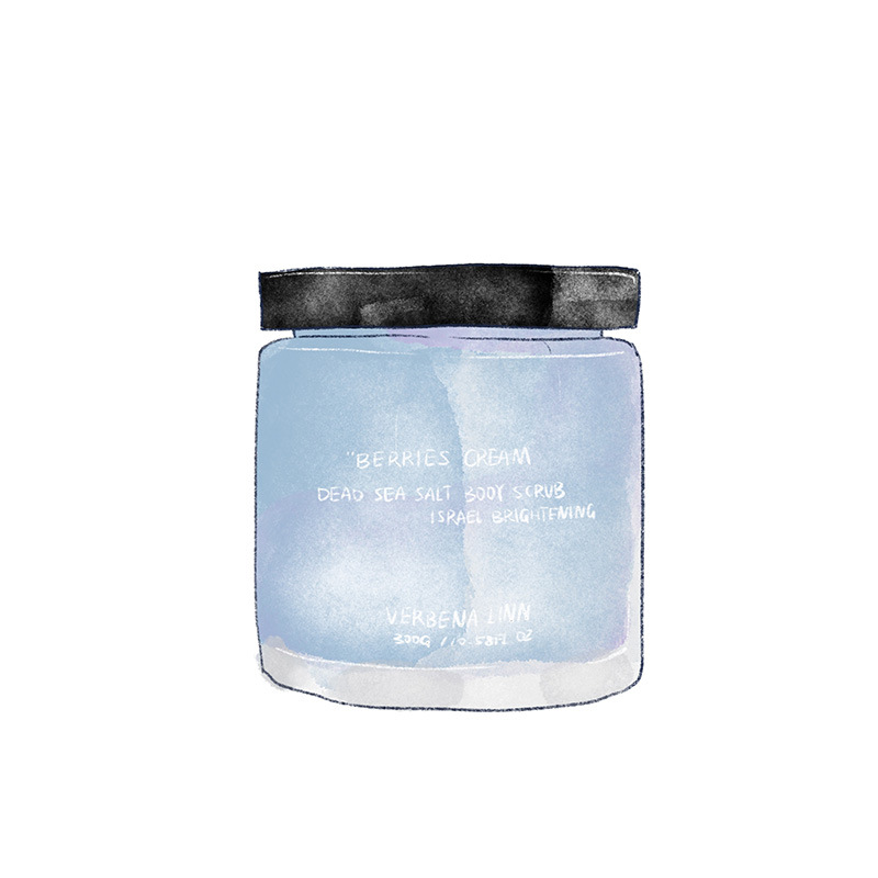 VERBENA lin× Fushi Taoshan Joint-style Mianbing Series Niacinamide Fragrance Sea Salt Scrub