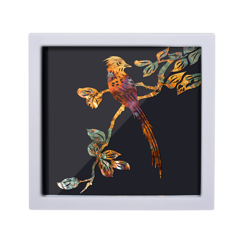 Chongyang Festival Foil Painting DIY Materials Team-Building Activity Warm-Up Creative Handmade Gift Gold Foil Painting Decorative Painting Gift