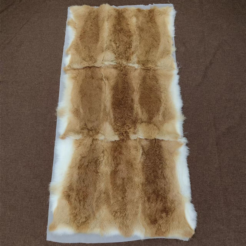 Rabbit Hair Whole Leather Mat Rabbit Hair Blanket Clothing Shoes Knee Pad Fur Wool Warm Fur Integrated Rabbit Skin Mat