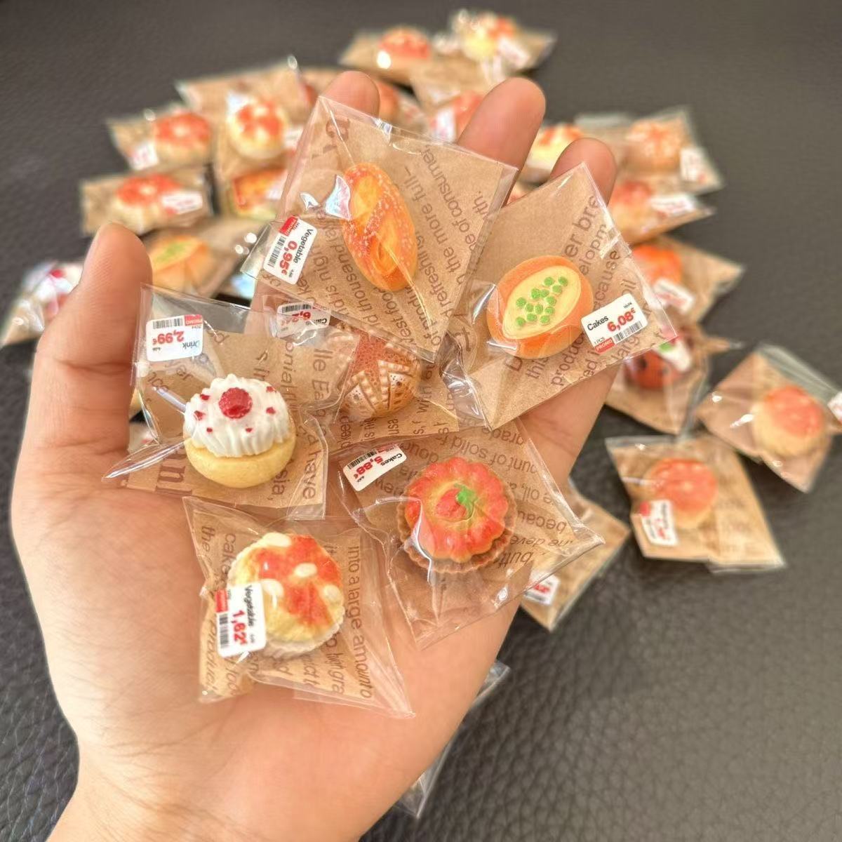 [Разнообразие выбора] мини-торт, десерт, хлеб, игрушка, независимая упаковка, миниатюрная имитация для детской игры