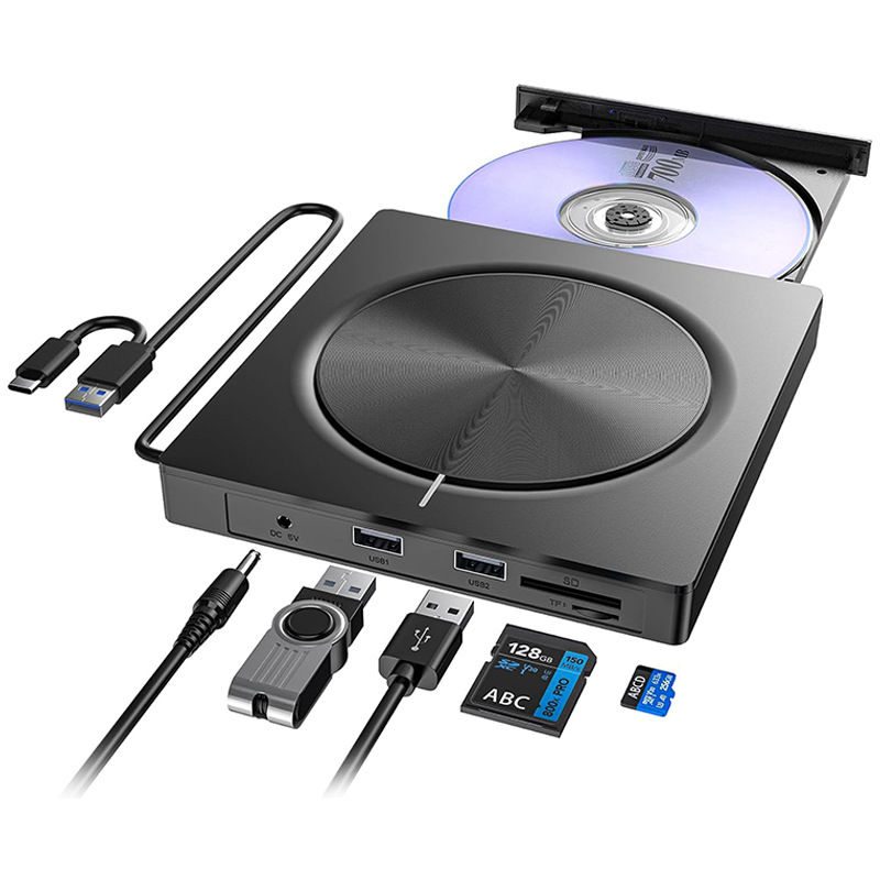 Многофункциональный внешний привод CD/DVD USB3.0 для ноутбука