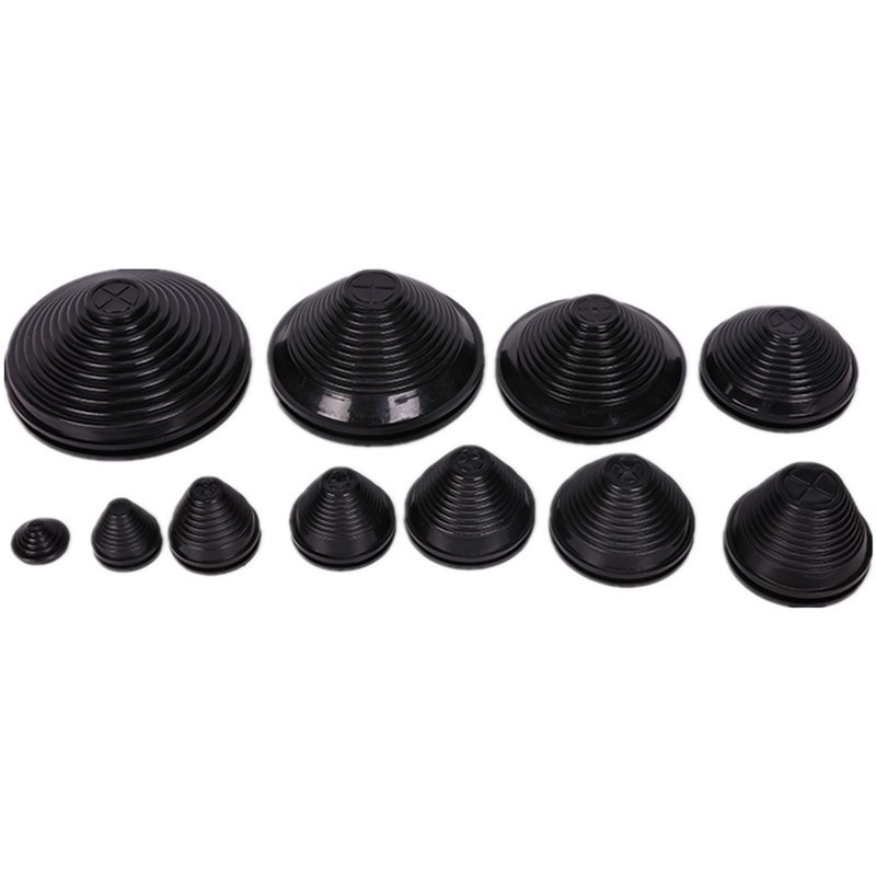 Tower-Shaped Rubber Wire Protector, Wire Cap, Electric Vehicle Wire Protector, Charging Pile Wire Protective Cover, Protective and Aging-Resistant