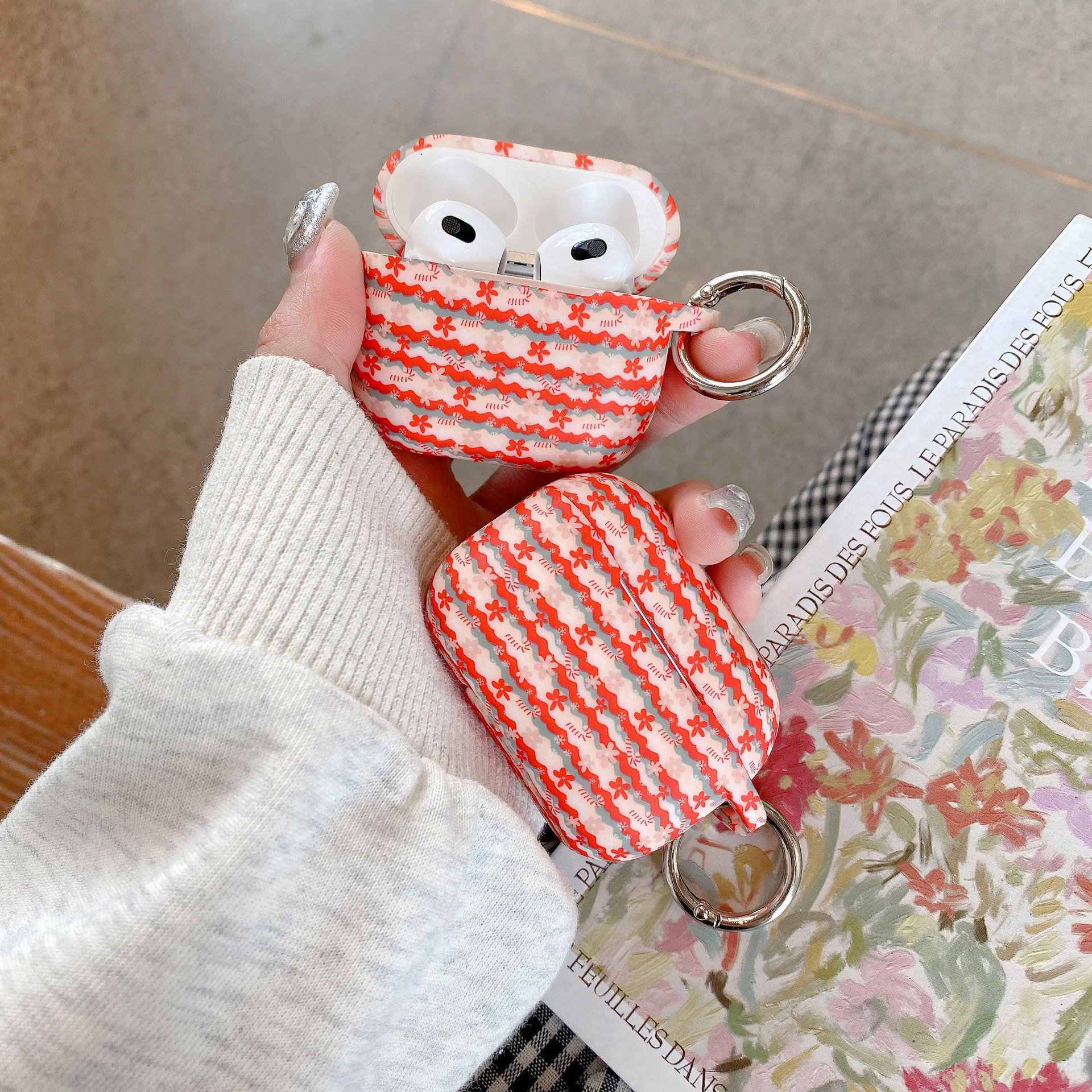 airpodspro Protective Case Silicone Soft Case Internet Celebrity Ins Leopard Print 4 Generation Earphone Case for Apple