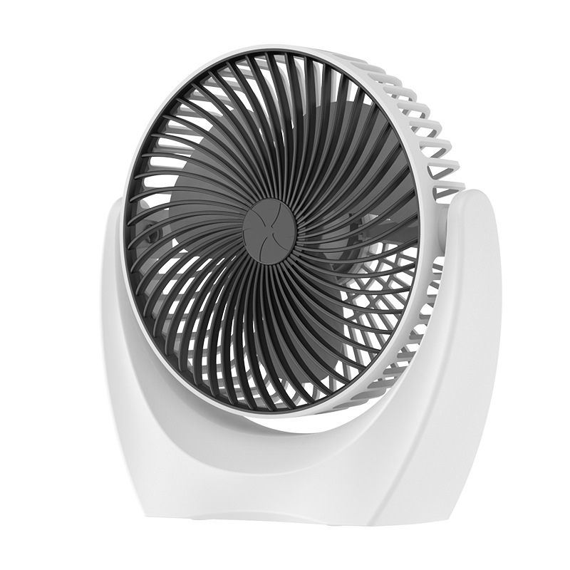 Mini Electric Fan 6inch Desktop Home USB Charging Student Office Portable Small Fan Table Fan Gift Cross-Border