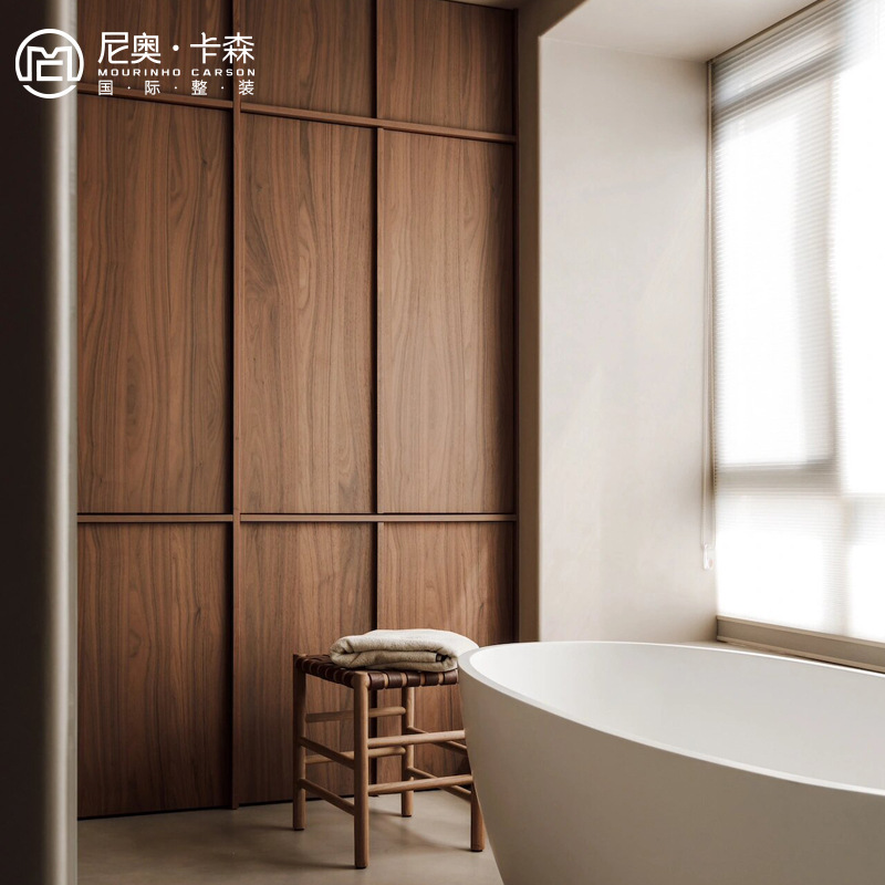 Solid Wood Whole House Custom Wardrobe Home Bedroom Overall Kitchen Wine Cabinet Furniture Size Custom Processing Factory Direct Sales