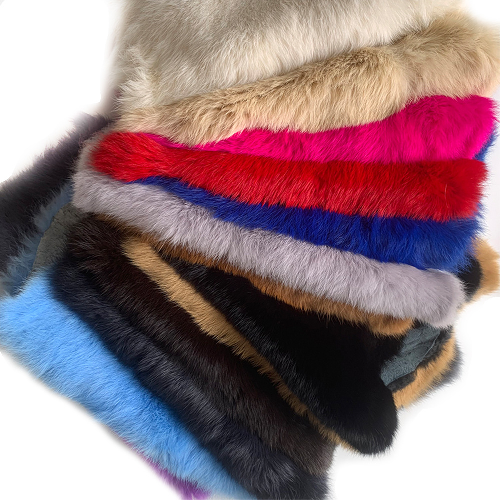 Fur One Rex Rabbit Rabbit Color Fur Raw Material Bag Hat Cushion Decoration Clothing Fabric