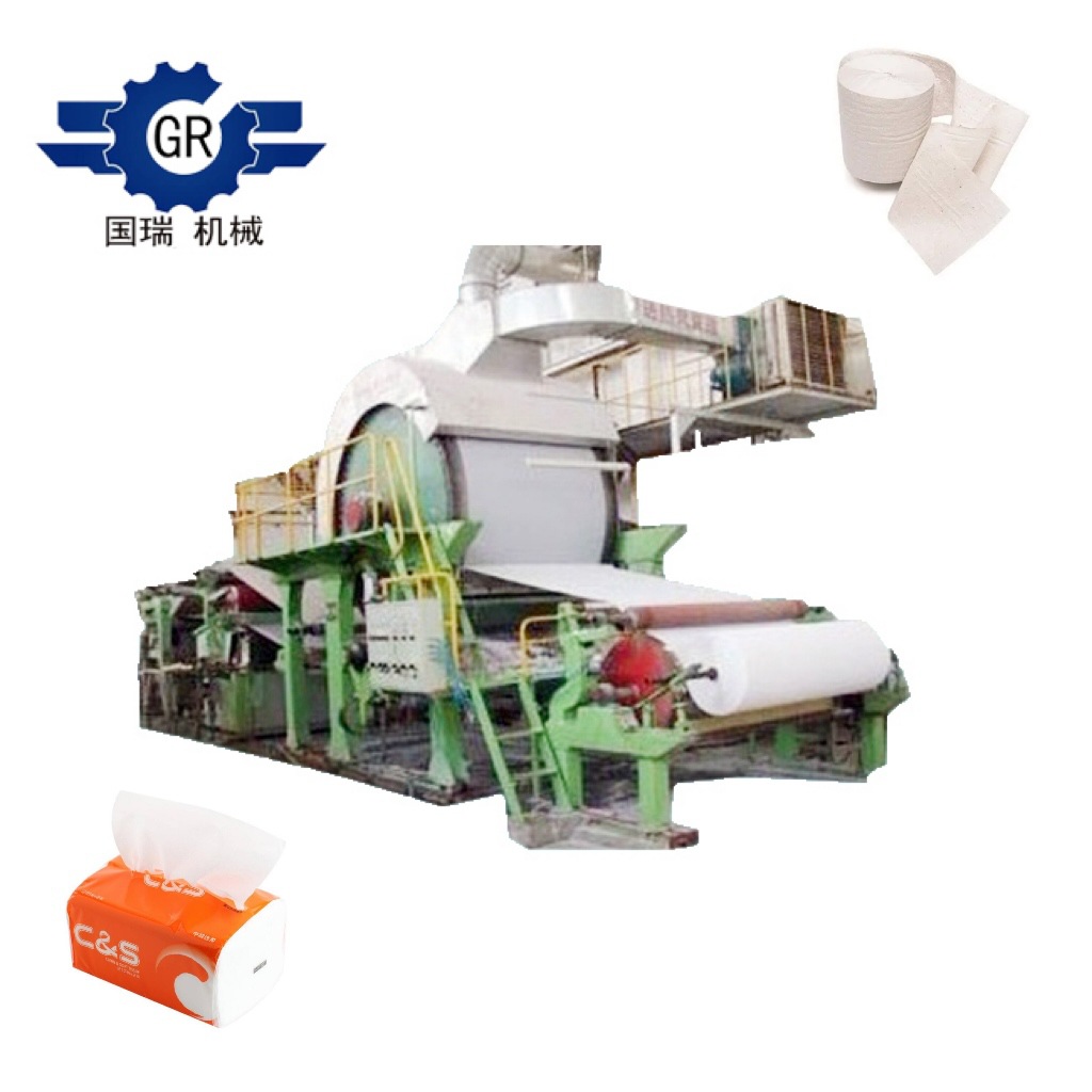 4200mm Width Toilet Paper Making Machine Efficient Production of Toilet Paper Large Roll Waste Paper Recycling Equipment