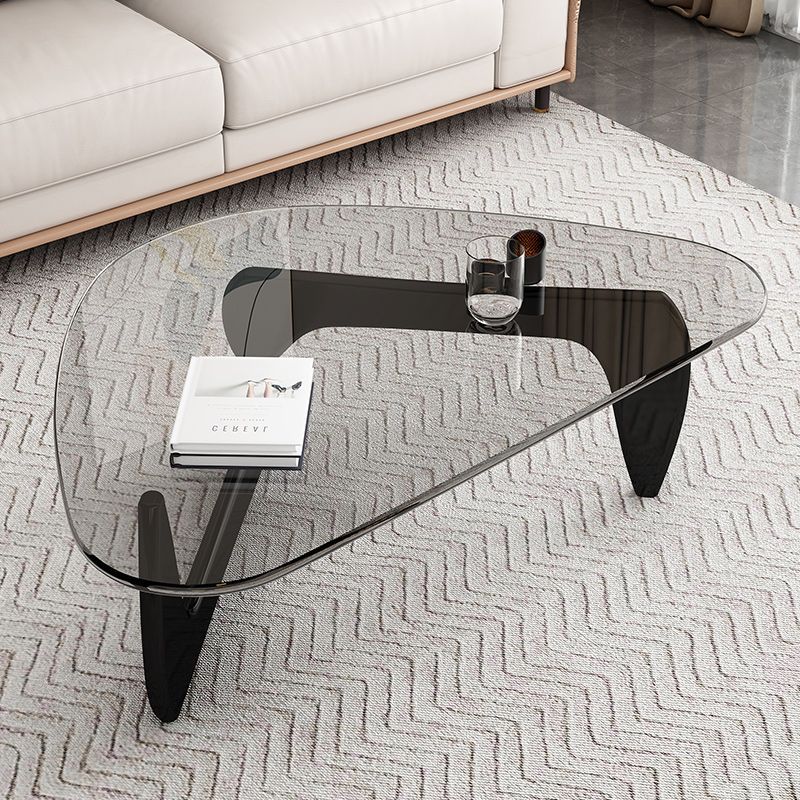 New Movable Coffee Table Coffee Table Glass Rock Board Explosions New Special-Shaped Small Table Ins Style Simple on the Floor