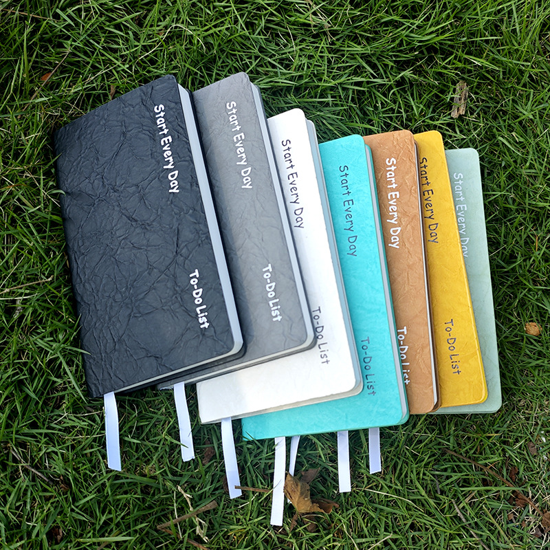 A6 Hand Book Custom Fold Cover todolist Day Plan This Time Management Narrow Book Carry-on Book