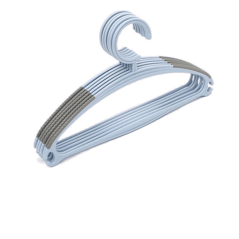 Seamless Clothes Hanger Plastic Adult Clothes Hanger Non-Slip Clothes Drying Rack Wholesale Household Clothes Support Hook Clothes Rack Hanging Yukang
