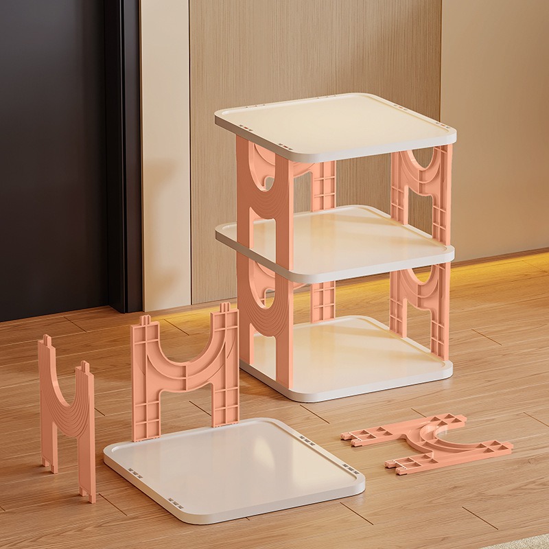 Home Door Dust-Proof Multi-Layer Simple Assembly Shoe Rack Narrow Small Dormitory Rental Room Storage Rack Shoe Cabinet ‌