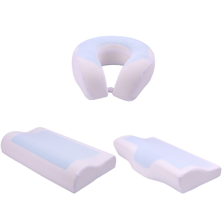Slow rebound U-shaped pillow gel pillow summer neck ice cool pillow slow rebound hydrogel memory cotton manufacturers wholesale