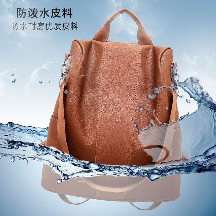 Ins Fashion Trendy Backpack 2025 New Style Anti-Theft Backpack Women's Multi-Functional Retro Women's Bag Wholesale