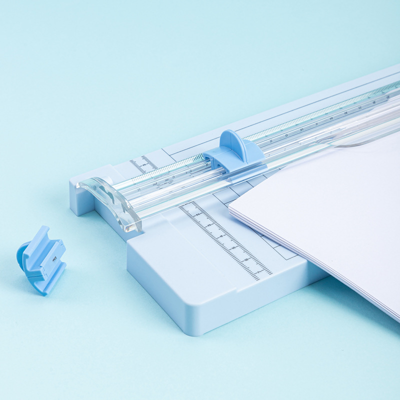 Deli 14251 small paper cutter paper cutter manual two-way cutter head paper cutter office stationery wholesale