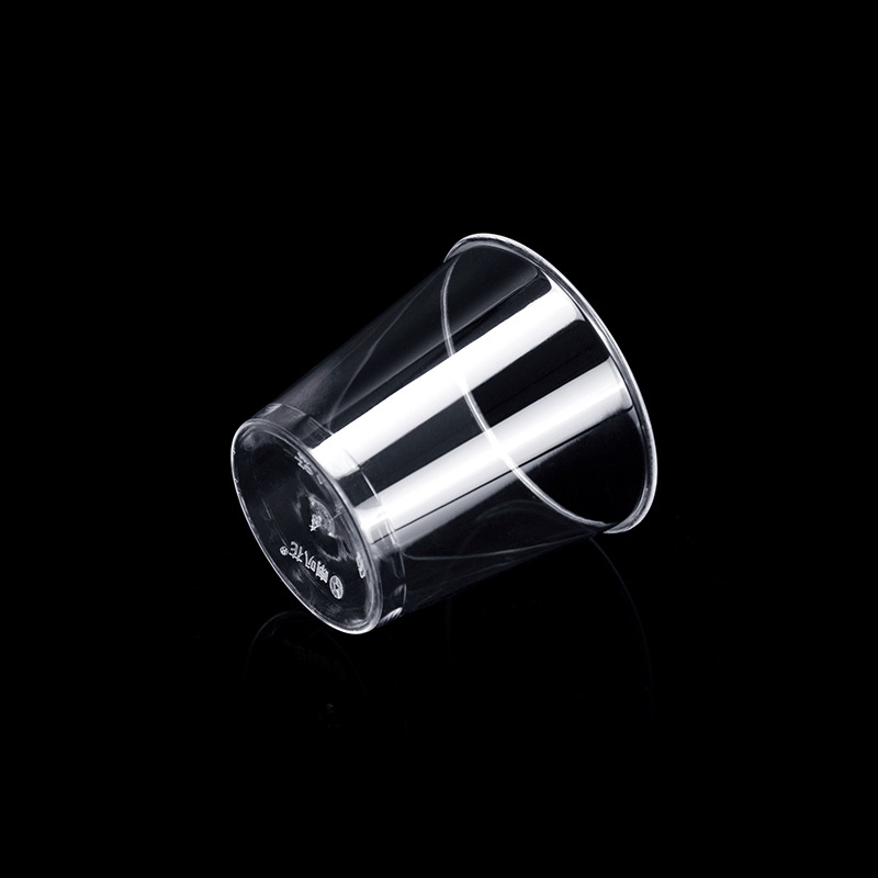 Trumpet Flower 30ml Disposable Drinking Cup Tasting Cup Hard Plastic Tasting Cup One Cup Aviation Cup High Transparency