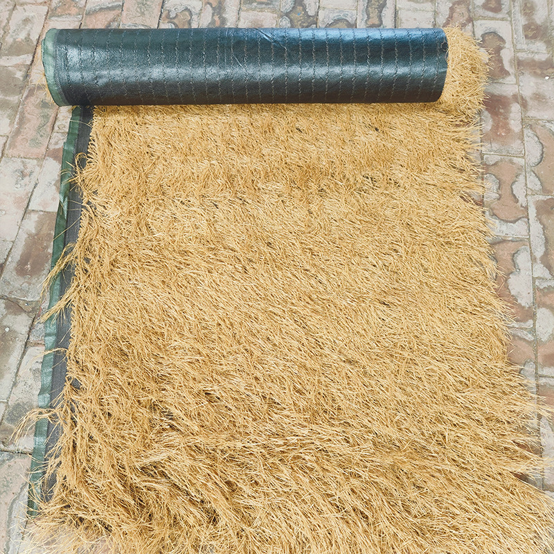 Pavilion Artificial Thatch Artificial Plastic Thatch Farmhouse Pastoral Style Turf Garden Landscape Flame Retardant Decorative Material