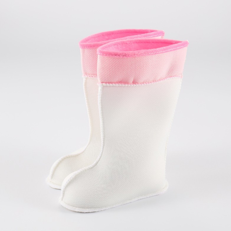 Children's rain boots liner warm cotton set rain boots liner plus velvet matching cute little hedgehog rain shoes for distribution