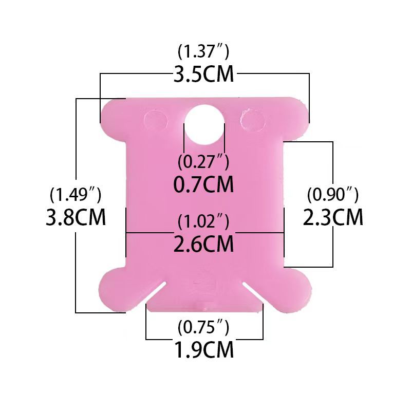 Cross stitch winding plate wire plate plastic winding plate embroidery finishing tool 5 color winding card hanging line full set wholesale